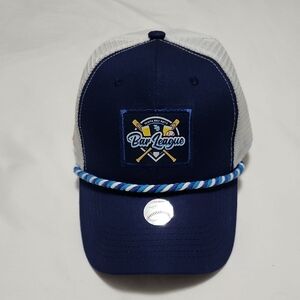 Bar League Tampa Bay Rays Baseball Trucker Cap Snapback
